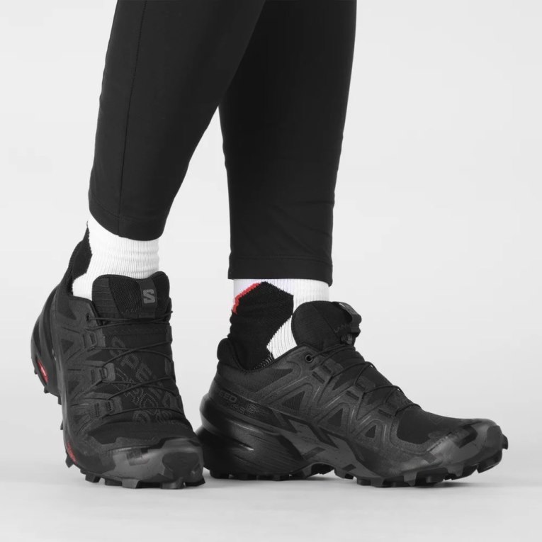 Tenis Para Trail Running Salomon Speedcross 6 Mujer Negros | MX QDSK294